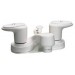 Phoenix White Two Handled Lavatory/Shower Diverter Faucet